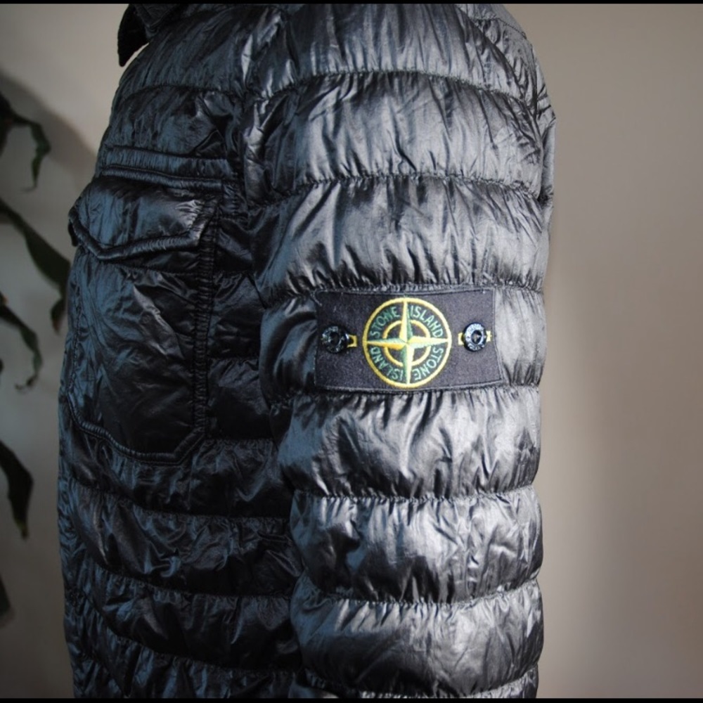 Stone Island Black Puffer Jacket